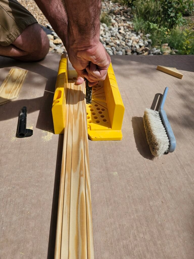 Sawing the frame