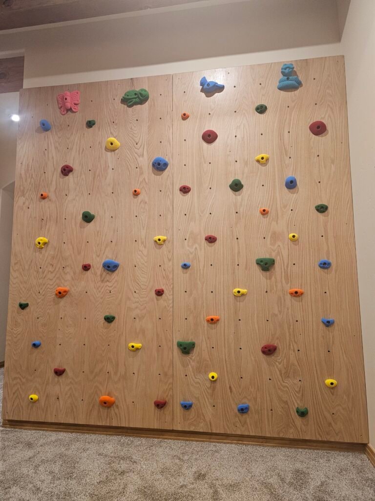 The completed wall