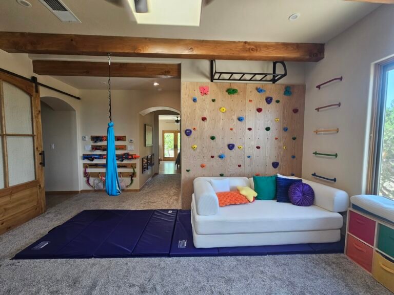 DIY Indoor Climbing Wall for Kids