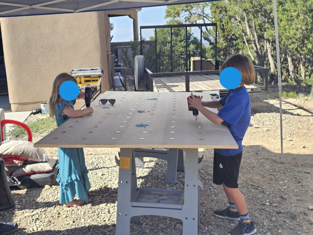 Kids drilling